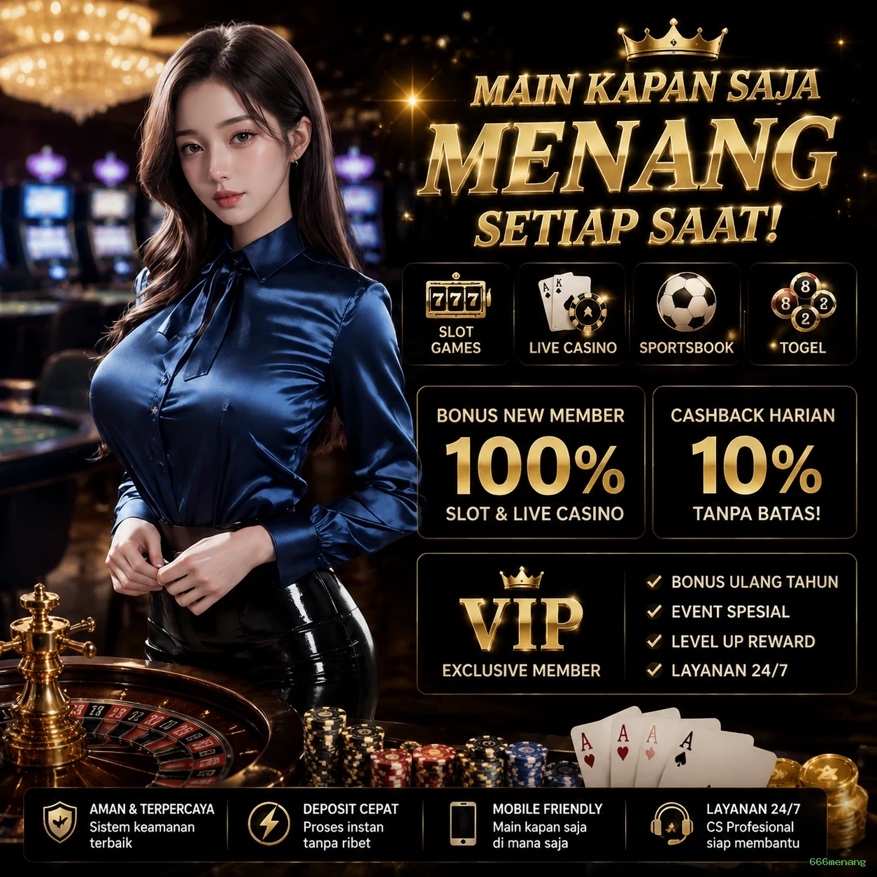 666menang