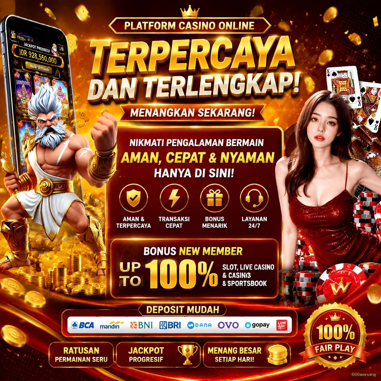 666menang